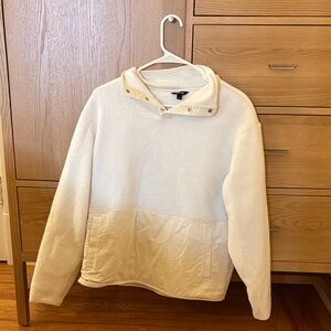 allbirds Cream Sherpa Fleece Pullover